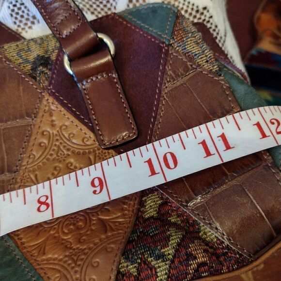 Fossil patchwork leather bag - Picture 8 of 12